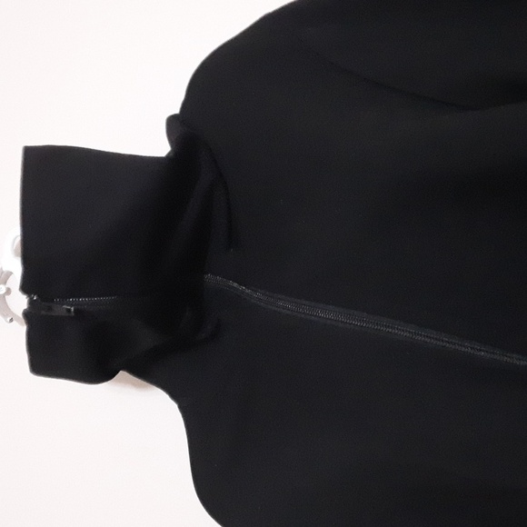 FH Clothing & Co Elegant Black Women's Sweater Full Zip Jacket Women L Lagenlook - Picture 5 of 9